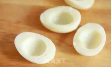 Make Creams of butter swallow fish eggs step 7