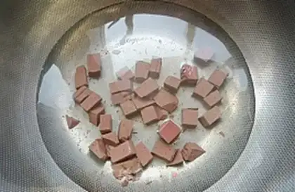 Make Duck blood fan soup step 4