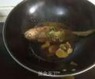 Make Red-burned yellow fish step 3