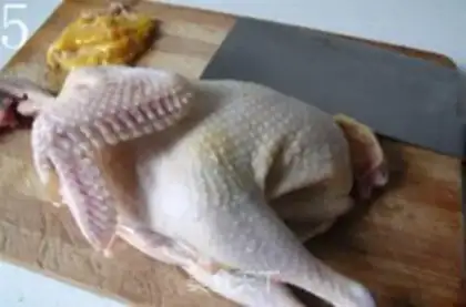 Make Iron Stick Mountain Pill Chicken step 1