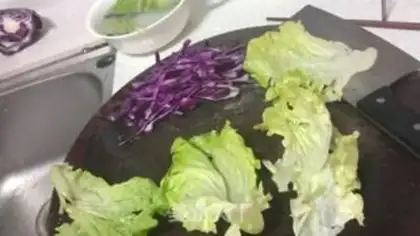 Make A spinach chicken roll step 3
