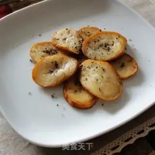 Make Fried almond mushrooms step 7