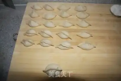 Make Three fresh dumplings step 13