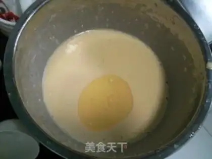 Make Ham onion pancakes step 1