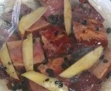 Make The fragrance pan ribs step 2