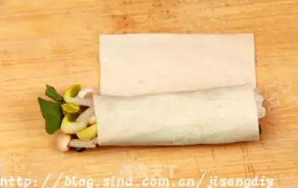 Make Tofu rolls step 8