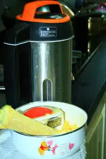 Make Cream corn soup step 2