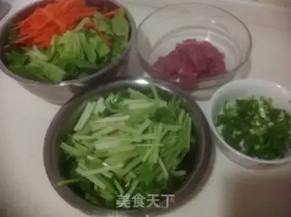 Make Luoyang noodle step 4