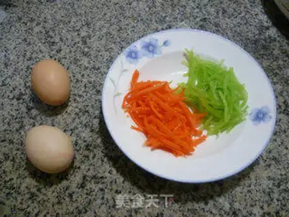 Make Double silked eggs step 0