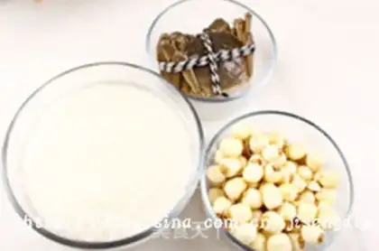 Make Lotus crab rice cake step 0
