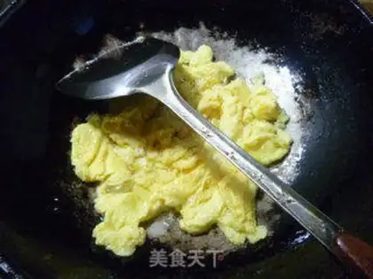 Make Double silked eggs step 3
