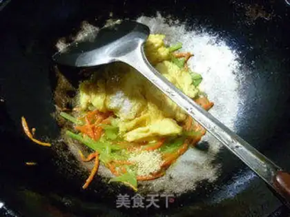 Make Double silked eggs step 6