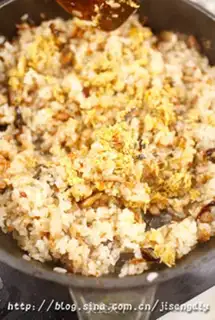 Make Lotus crab rice cake step 7