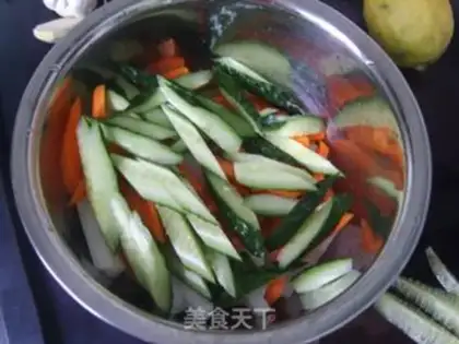 Make Cantonese pickles step 4