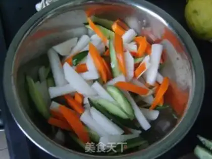 Make Cantonese pickles step 5