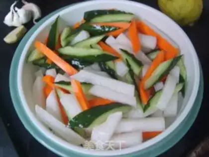 Make Cantonese pickles step 7