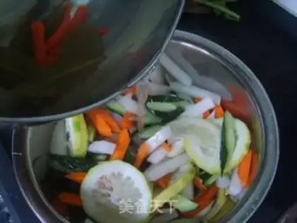 Make Cantonese pickles step 12