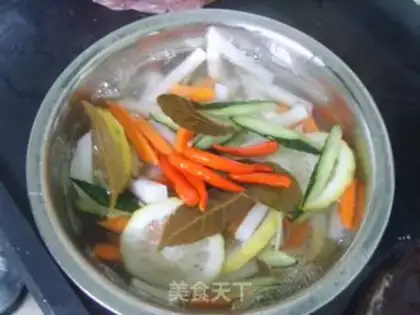 Make Cantonese pickles step 13