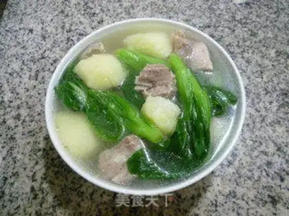 Make Potato rib soup step 13