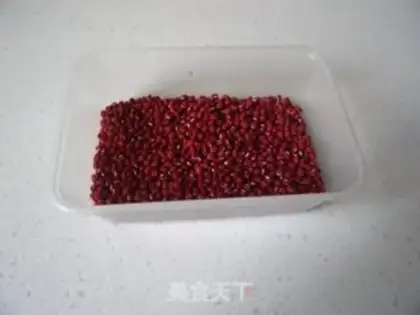Make Red bean date soup step 1