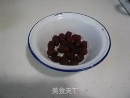 Make Red bean date soup step 2