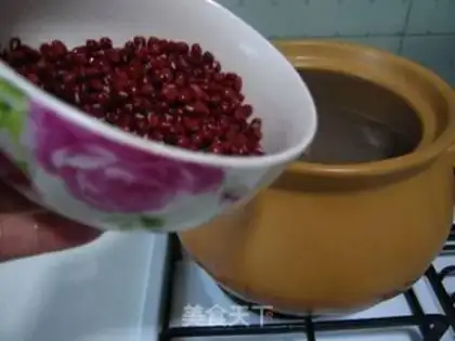 Make Red bean date soup step 6