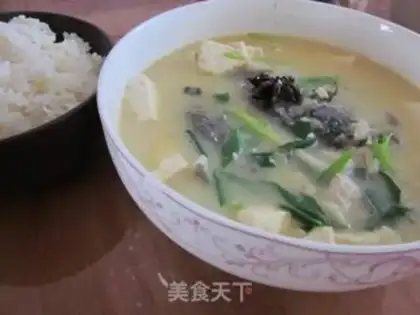 Make Fish-head tofu step 1