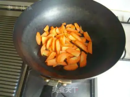 Make Carrot and meat step 2