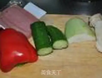 Make The leftover vegan roll step 1