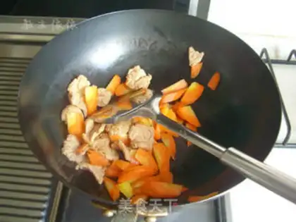 Make Carrot and meat step 3