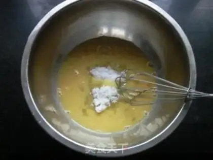 Make A peanut egg cookie step 1