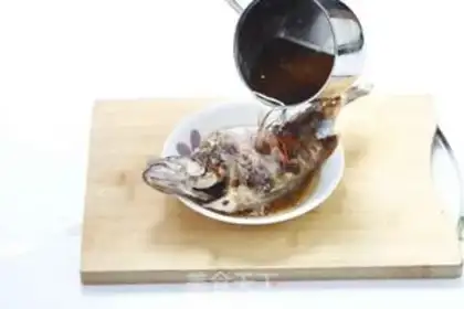 Make Soybeans steam fish step 2