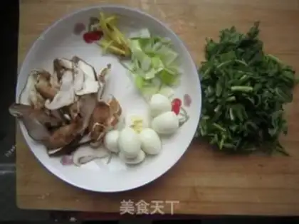 Make Quail egg soup step 1