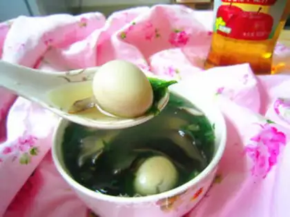 Make Quail egg soup step 7