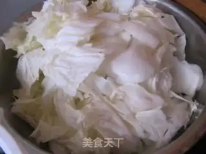 Make Big cabbage tofu step 2