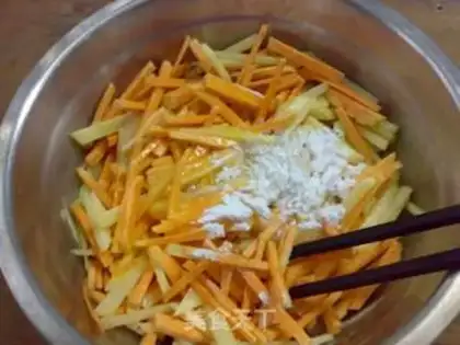 Make Potato potato pancakes step 2