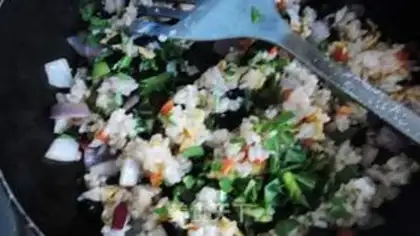 Make Plum fried rice step 7
