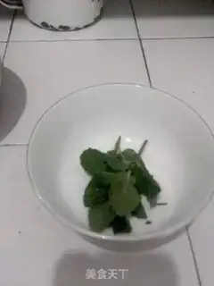 Make Mint-dried powder step 2