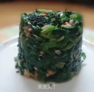 Make The spinach tower step 6