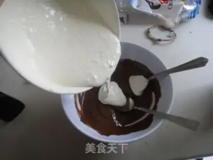 Make Chocolate cheesecake step 7