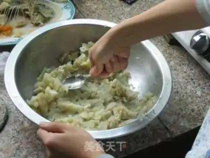 Make Red potato cookies step 1