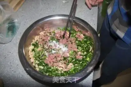 Make Three fresh dumplings step 5
