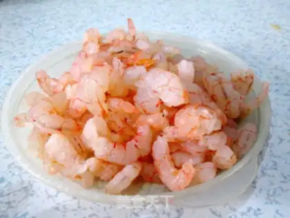 Make Shrimp pineapple step 1