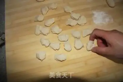 Make Three fresh dumplings step 9