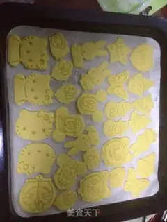 Make Butter animal cookies step 7