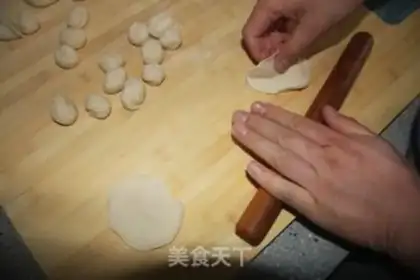 Make Three fresh dumplings step 10