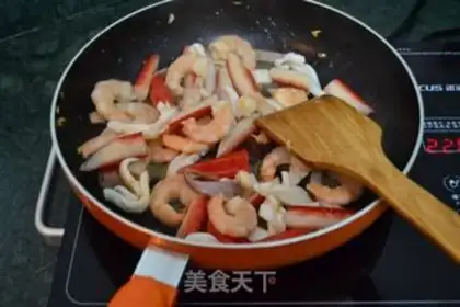 Make Seafood and oatmeal step 4