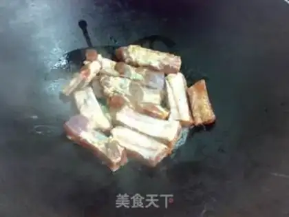 Make violet ribs step 4