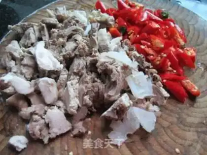 Make Spicy pork step 1