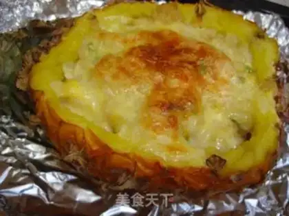 Make Pineapple seafood step 10
